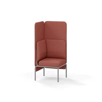 Adapt hjørnemodul høj ryg, sh45 h128 cm