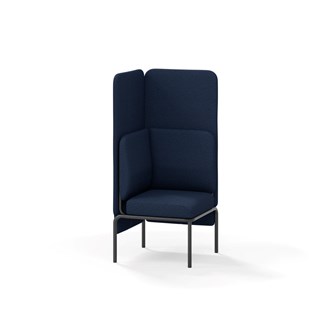 Adapt hjørnemodul høj ryg, sh45 h128 cm