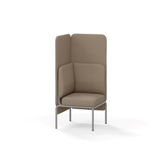 Adapt hjørnemodul høj ryg, sh45 h128 cm