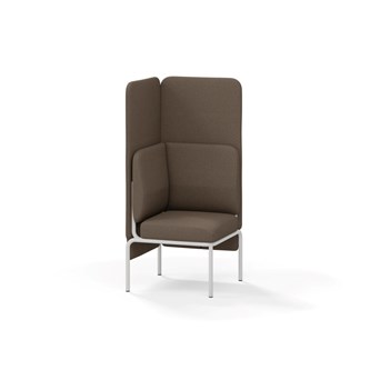 Adapt hjørnemodul høj ryg, sh45 h128 cm