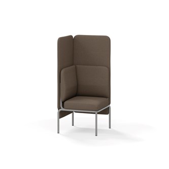 Adapt hjørnemodul høj ryg, sh45 h128 cm