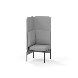 Adapt hjørnemodul høj ryg, sh45 h128 cm