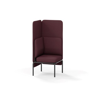 Adapt hjørnemodul høj ryg, sh45 h128 cm