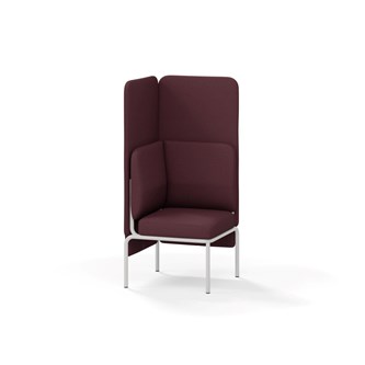 Adapt hjørnemodul høj ryg, sh45 h128 cm