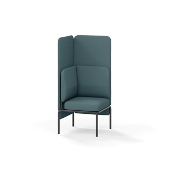 Adapt hjørnemodul høj ryg, sh45 h128 cm