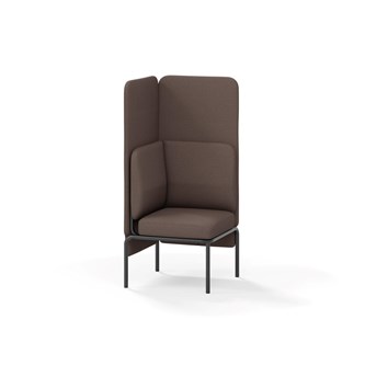 Adapt hjørnemodul høj ryg, sh45 h128 cm