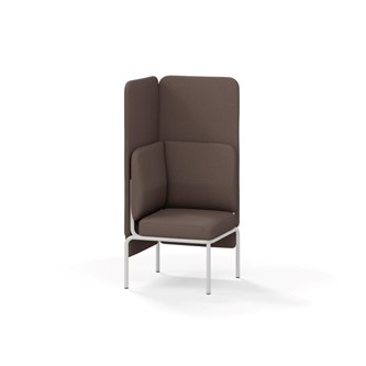 Adapt hjørnemodul høj ryg, sh45 h128 cm