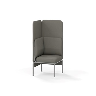 Adapt hjørnemodul høj ryg, sh45 h128 cm