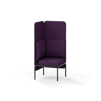 Adapt hjørnemodul høj ryg, sh45 h128 cm