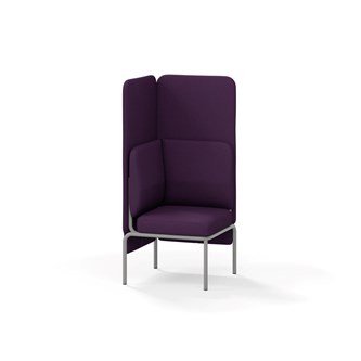 Adapt hjørnemodul høj ryg, sh45 h128 cm