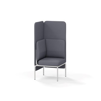 Adapt hjørnemodul høj ryg, sh45 h128 cm