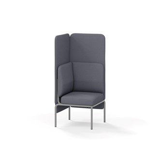 Adapt hjørnemodul høj ryg, sh45 h128 cm