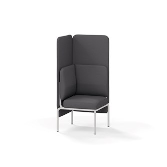 Adapt hjørnemodul høj ryg, sh45 h128 cm