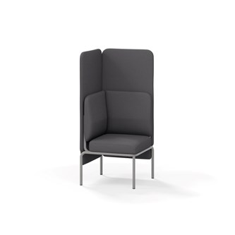 Adapt hjørnemodul høj ryg, sh45 h128 cm
