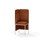 Adapt hjørnemodul medium ryg, sh65 h128 cm