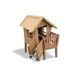 Bysen træhus med terrasse