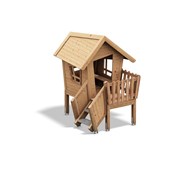 Bysen træhus med terrasse