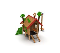 Trollskoven legehus med balancegang