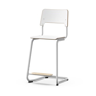 Como stol FSC C-stel sh 65 cm stor sæde sølvstel