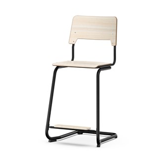 Como stol FSC C-stel sh 65 cm mellem sæde sort stel