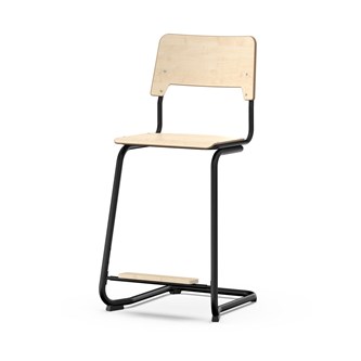 Como stol FSC C-stel sh 65 cm mellem sæde sort stel