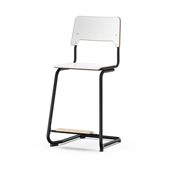 Como stol FSC C-stel sh 65 cm mellem sæde sort stel