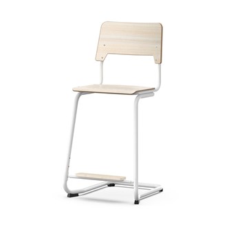 Como stol FSC C-stel sh 65 cm stor sæde hvidt stel