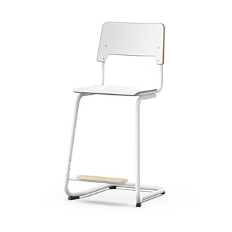 Como stol FSC C-stel sh 65 cm mellem sæde hvidt stel