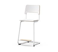 Como stol FSC C-stel sh 65 cm stor sæde hvidt stel