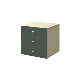 Kubus skuffe med knop