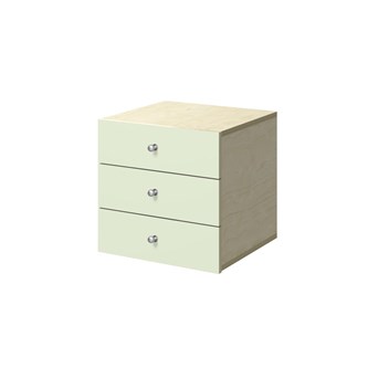 Kubus skuffe med knop