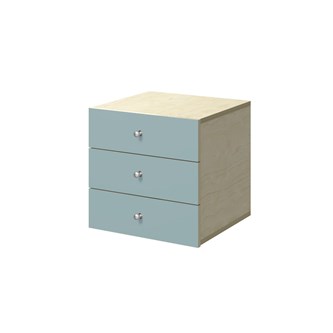 Kubus skuffe med knop