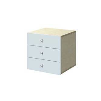 Kubus skuffe med knop