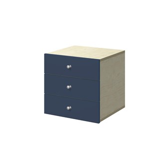 Kubus skuffe med knop