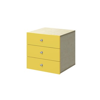 Kubus skuffe med knop