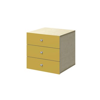 Kubus skuffe med knop