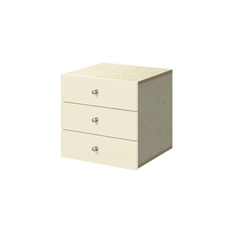 Kubus skuffe med knop