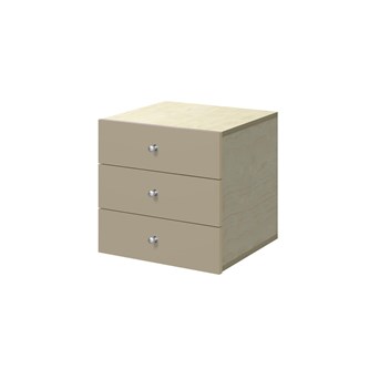 Kubus skuffe med knop