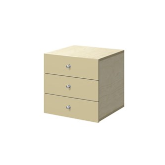 Kubus skuffe med knop