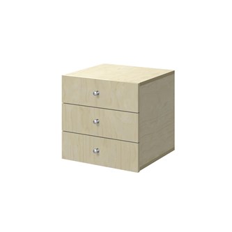 Kubus skuffe med knop