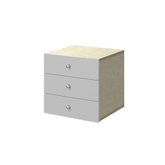 Kubus skuffe med knop