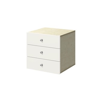 Kubus skuffe med knop