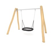 Robinia højt gyngestativ med fugleredegynge RB0543