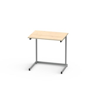 Lex bord FSC laminat 70x50 cm sølv