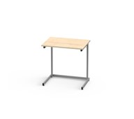 Lex bord FSC laminat 70x50 cm sølv