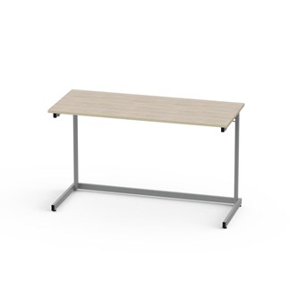 Lex bord FSC HT 120x50 cm sølv