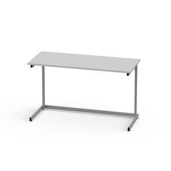 Lex bord FSC laminat 120x50 cm sølv