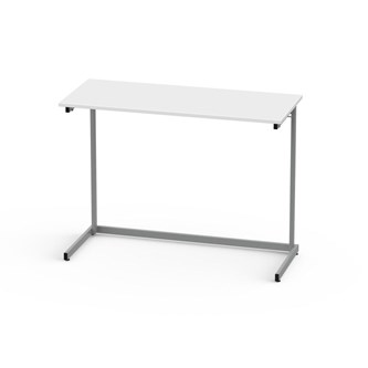 Lex bord FSC laminat 120x50 cm sølv