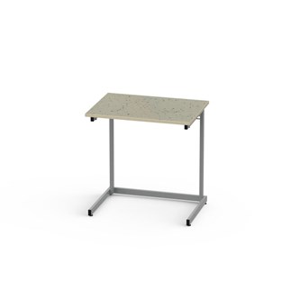 Lex bord akustik linoleum 70x50 cm sølv