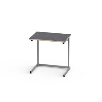 Lex bord akustik linoleum 70x50 cm sølv